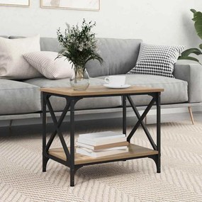vidaXL Τραπεζάκι Πλευράς artisan δρυς 55 x 38 x 45 εκ