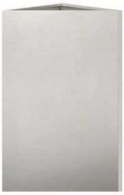 vidaXL Ζαρντινιέρα Κήπου Τρίγωνο 50x43x75 εκ Ανοξείδωτο Ατσάλι