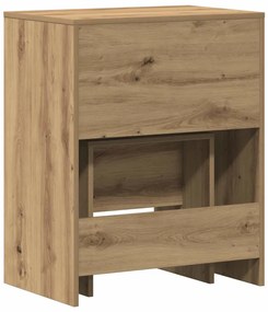 vidaXL Τραπέζι ντυσίματος με συρτάρι artisan δρυς 60 x 40 x 75 cm
