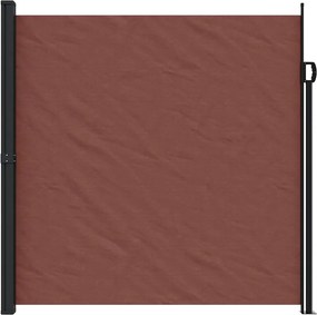 vidaXL Σκίαστρο Πλαϊνό Συρόμενο Καφέ 200 x 600 εκ.