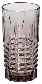 Ποτήρι Σωλήνας Patrick 390ml 15cm Rop124K6 Purple Espiel Glass