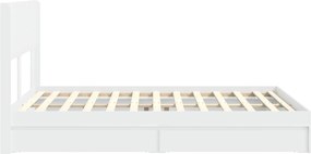 vidaXL Καλάθι με αποθήκη και κεφαλάρι Λευκό 160 x 200 cm