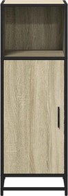 vidaXL Ντουλάπι Μπάνιου Sonoma Δρυς 35x37,5x100 εκ. από Τεχνητό Ξύλο