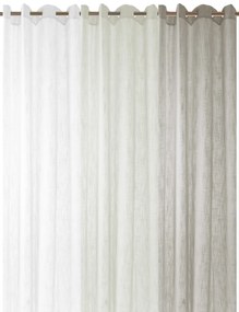 Κουρτίνα με Κρίκους 140x270 5814 Λευκό Viopros
