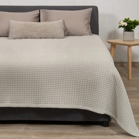 Κουβέρτα Πικέ Υπέρδιπλη (230x240) Naf-Naf Waffle Silver Grey