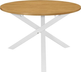 vidaXL Σετ Τραπεζαρίας 5 Τεμαχίων Λευκό από MDF