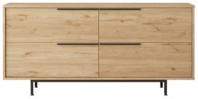 Μπουφές ArteLibre CARTMEL Φυσικό Μοριοσανίδα/Μέταλλο 44.5x160x74.3cm-15350004
