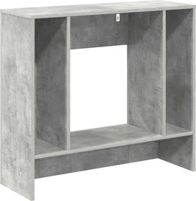 vidaXL Σκυρόχρωμο Γκρι 82 x 29 x 74 εκ.