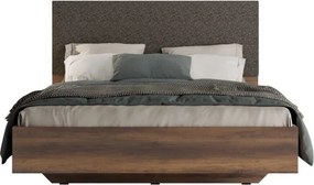 Κρεβάτι Oryana Megapap χρώμα καρυδί 160x200εκ.