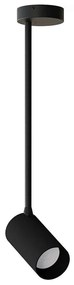 Φωτιστικό Οροφής - Σποτ Mono Long M 7728 1xGU10 10W Black Nowodvorski Μέταλλο,Πλαστικό