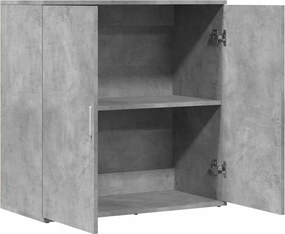 vidaXL Ντουλάπι Γκρι Σκυροδέματος 79x38x80 εκ. Επεξεργασμένο Ξύλο