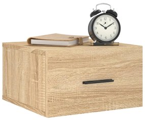 vidaXL Κομοδίνα Επιτοίχια 2 τεμ. Sonoma Δρυς 35 x 35 x 20 εκ.