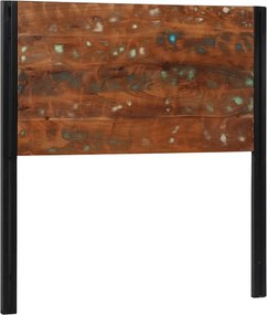 vidaXL κεφαλάρι 100 cm από μασίφ ξύλο και σίδερο