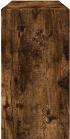 vidaXL Ντουλάπι Νιπτήρα Καπνιστή Δρυς 90x29x55 εκ. Επεξεργασμένο Ξύλο