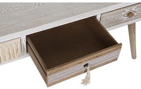 Τραπεζάκι Καφέ DKD Home Decor Έλατο βαμβάκι (110 x 60 x 50 cm)