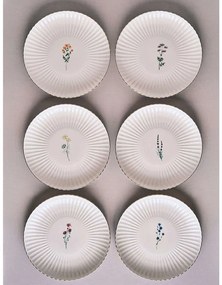Πιάτο Ρηχό (Σετ 6Τμχ) 719KTP9865 27cm Multi Hermia Porcelain