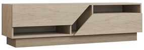 Έπιπλο τηλεόρασης Cogo σε όψη τραβερτίνας 160x40x45εκ