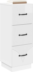 vidaXL Ντουλάπι με Συρτάρια 33 x 34,5 x 87 εκ. Επεξεργασμένο Ξύλο