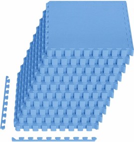 vidaXL Πατάκια 50 τμχ. Μπλε 18 τ.μ. Φελιζόλ EVA