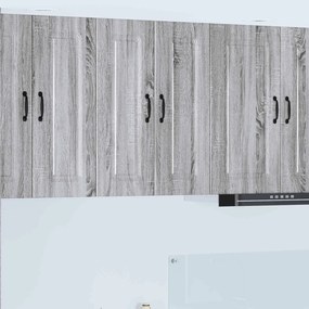 vidaXL Πάνελ πλυντηρίου πιάτων Kalmar 2 pcs Γκρίζο Σονομα