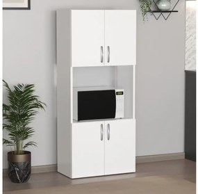 Ντουλάπα κουζίνας Armado Megapap λευκό 60x32x140εκ. GP041-0086,1-GP041-0086,1-Λευκό GP041-0086,1