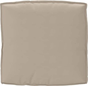 vidaXL Μαξιλάρι Ύφασμα Όξφορντ Taupe 80 x 80 x 12 cm