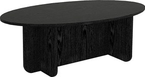Τραπεζάκι σαλονιού Ravey Megapap χρώμα sencron black 120x60x39,8εκ.