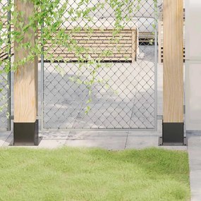 vidaXL Βάσεις στύλων τετράγωνες 12 τεμάχια Χάλυβας με επικάλυψη σκόνης