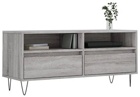 vidaXL Έπιπλο Τηλεόρασης Γκρι Sonoma 100x34,5x44,5 εκ. Επεξεργ. Ξύλο