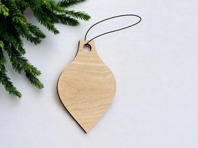 Σετ των 3 Intra απο ξύλο plywood 3mm-4mm πάχος – Ξύλινο χριστουγεννιάτικο μπιχλιμπίδι Κενό χειροτεχνίας 40x40 cm INTRAVECTRY-MY550953