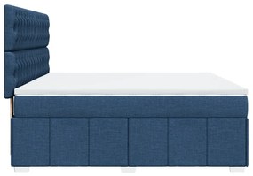 ΚΡΕΒΑΤΙ BOXSPRING ΜΕ ΣΤΡΩΜΑ ΜΠΛΕ 180X200 ΕΚ. ΥΦΑΣΜΑΤΙΝΟ 3294060