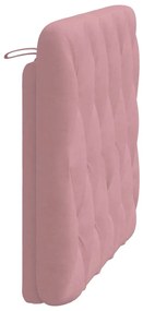 vidaXL Μαξιλάρι για Κεφαλάρι Ροζ 100 εκ. Βελούδο