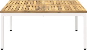 vidaXL Τραπεζάκι σαλονιού Λευκό 100 x 100,5 x 45 εκ.