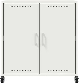vidaXL Ντουλάπι Λευκό 68x39x72 εκ. από Χάλυβα