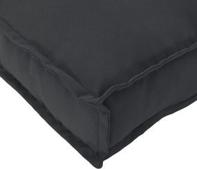 vidaXL Μαξιλάρι Μαύρο 140 x 40 x 8 εκ. Ύφασμα Όξφορντ