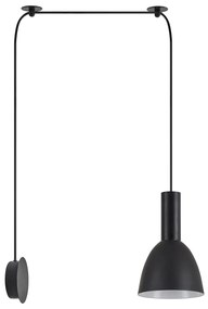 Φωτιστικό Τοίχου - Απλίκα SE21-BL-4-NM1W-MS2 ADEPT TUBE Black Matt Wall Lamp Black Metal Shade+