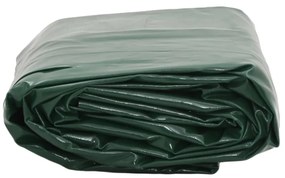 vidaXL Μουσαμάς Πράσινος 2,5 x 4,5 μ. 650 γρ./μ²