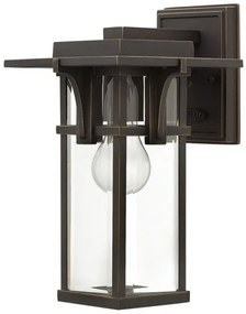 Απλίκα Φωτιστικό Τοίχου E27 60W IP44 Μπρονζέ Manhattan HK-MANHATTAN2-S Elstead Lighting HK-MANHATTAN2-S Μπρονζέ