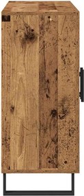 vidaXL Πλαϊνό γραφείο Παλιό ξύλο 90 x 34 x 80 εκ. Επεξεργασμένο ξύλο