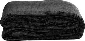 vidaXL Χαλί Σκηνής Μαύρο 400 x 400 εκ. από HDPE