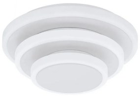 Φωτιστικό Οροφής-Πλαφονιέρα Led Elgvero 98676 3000K White Eglo Metal, Plastic
