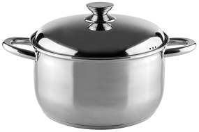 Muhler MR-466 Βαθιά Ανοξείδωτη Κατσαρόλα 26x15cm 7L