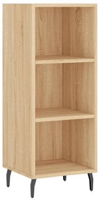 vidaXL Ντουλάπι Sonoma Δρυς 34,5x32,5x90 εκ. από Επεξεργασμένο Ξύλο
