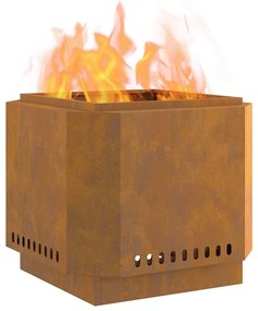 vidaXL Φωτιά Καφέ 58 x 58 x 51 cm Ατσάλι σκληρυθέν στον αέρα