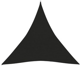 Πανί Σκίασης Μαύρο 3,6 x 3,6 x 3,6 μ. από HDPE 160 γρ./μ²