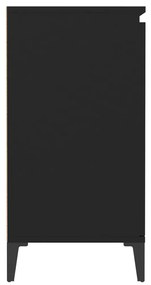 vidaXL Μπουφές Μαύρος 60 x 35 x 70 εκ. από Μοριοσανίδα