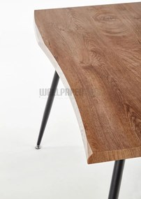 Carlson Τραπέζι Ξύλινο Καφέ 120x80x77