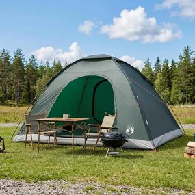 vidaXL Σκηνή Camping 6 ατόμων Στρατιωτικό Πράσινο