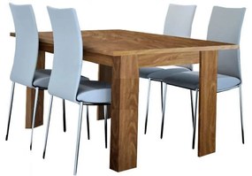 SARFURNITURE Τραπέζι Φαίη ανοιγόμενο καρυδί SAR-111147