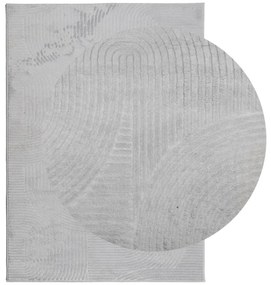 Χαλί IZA με Κοντό Πέλος Σκανδιναβική Εμφάνιση Γκρι 240x340 εκ. - Γκρι